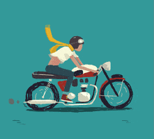 Animation Motorcycle GIF by EVANREDBORJA