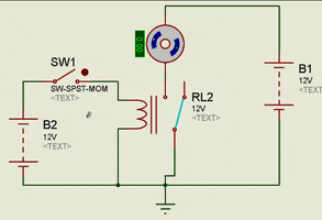 shuvangkar relay motor control motor drive using relay GIF