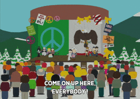 snow concert GIF by South Park 