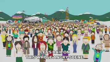 walking leaving GIF by South Park 