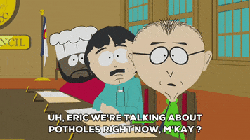 asking mr. mackey GIF by South Park 