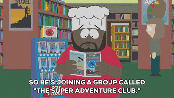 chef reading GIF by South Park 