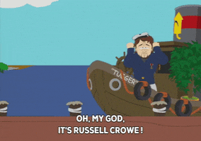 angry russel crowe GIF by South Park 
