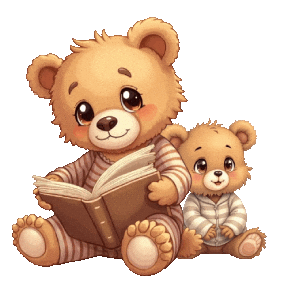 Cute Teddy Bears Sticker