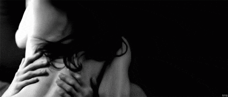black and white love GIF
