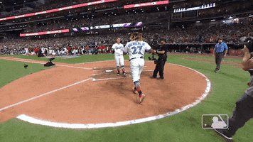 home run derby hug GIF by MLB