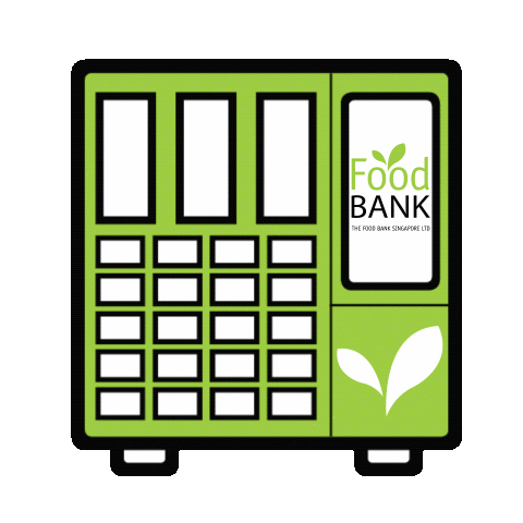 Food Bank Vending Machine Sticker by The Food Bank Singapore