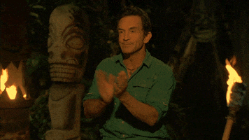 jeff probst clapping GIF by CBS