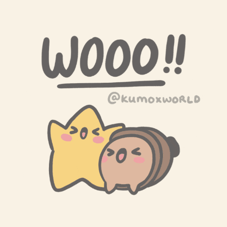 Happy Lets Go GIF by Kumo x World