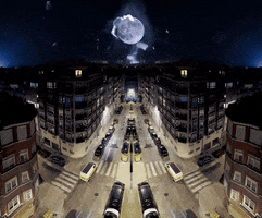 loop moon GIF by A. L. Crego