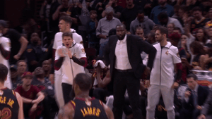 cleveland cavaliers yes GIF by NBA