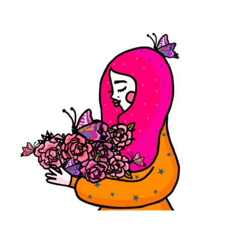 Flowers Love Sticker