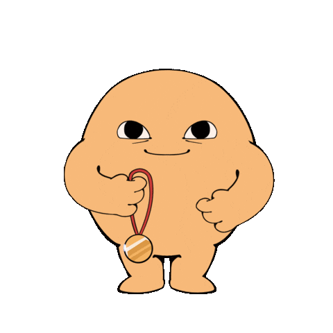 Winner Congratulation Sticker by Memeland by 9GAG