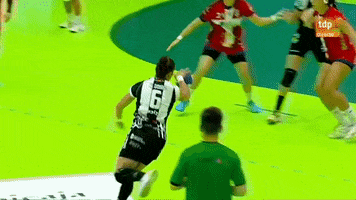 Fly Handball GIF by Club Balonmano Femenino Málaga Costa del Sol