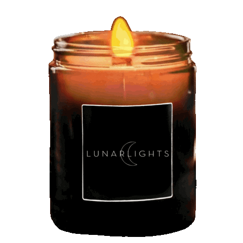 Lunar Lights Candles Sticker
