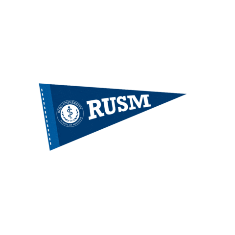 Rusm Sticker by Ross University School of Medicine