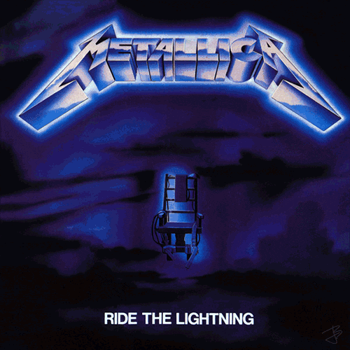 Metallica's Ride the Lightning came out in 1984, and the cover was conceived by the band and design by AD Artists, according to Metallica.com.
