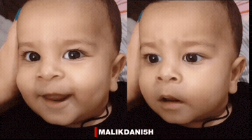 Shocked Baby GIF