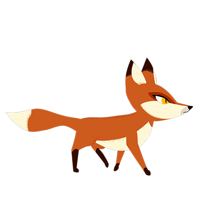Sleepy Cartoon Fox Sticker by Puffin Rock