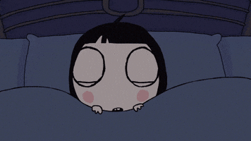 tired bed GIF by Sarah & Duck
