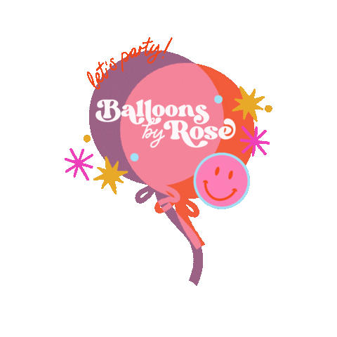 Balloons Celebrating Sticker