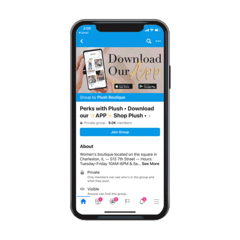 Plush Boutique Sticker