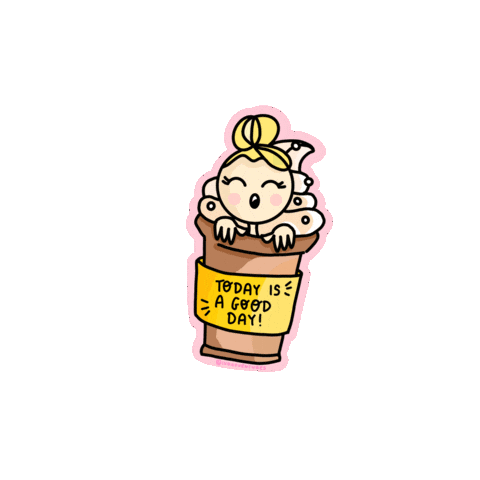 Good Morning Coffee Sticker by Ivo Adventures