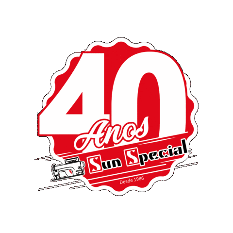 40 Anos Sticker by Sun Special