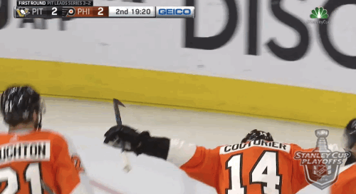 Happy Philadelphia Flyers GIF by NHL