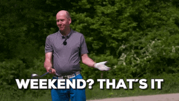 supergiphy golf weekend tgif thatsit GIF