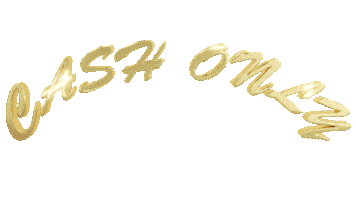 Cash Only Sticker by Butter Goods