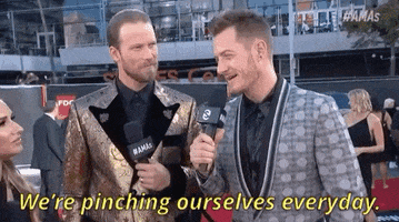 american music awards 2018 were pinching ourselves everyday GIF by AMAs