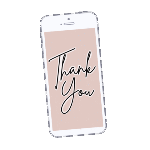 Thanks Thank You Sticker by Brittney Jones CEO