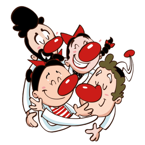 Doutores Palhaços SOS Alegria Sticker