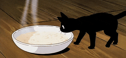 kiki's delivery service eating GIF