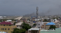 Plane Crash-Lands at Mogadishu Airport
