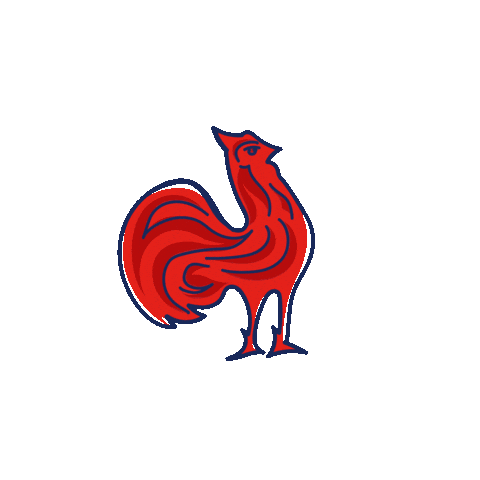 Logo Coq Sticker by France Rugby