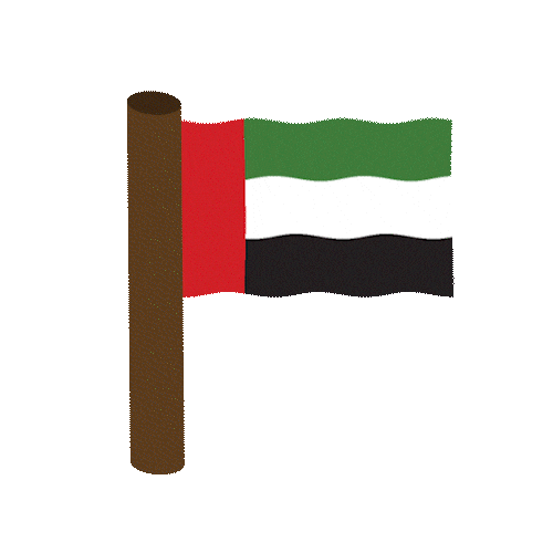 United Arab Emirates Flag Sticker by Heritage Express