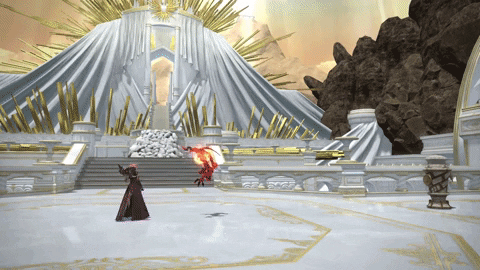 Entering Firebird Trance and casting Fountain of Fire gif