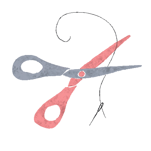 Thread Cut Sticker by enchanted grdn