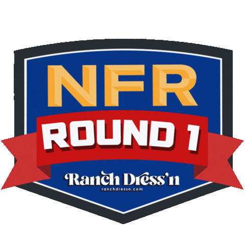 Round 1 Rodeo Sticker by RANCH DRESS'N