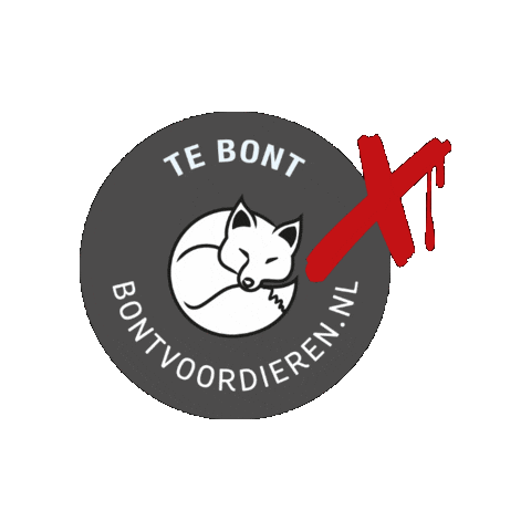 Stichting Bont voor Dieren Sticker