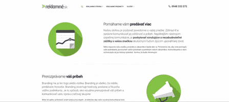 Marketing Website GIF