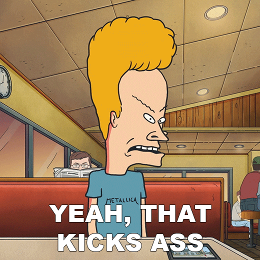 That Is Awesome Beavis And Butthead GIF by Paramount+