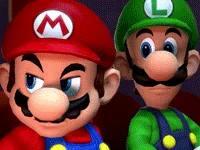 Plotting Super Mario GIF
