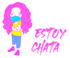 Bored Pink Sticker