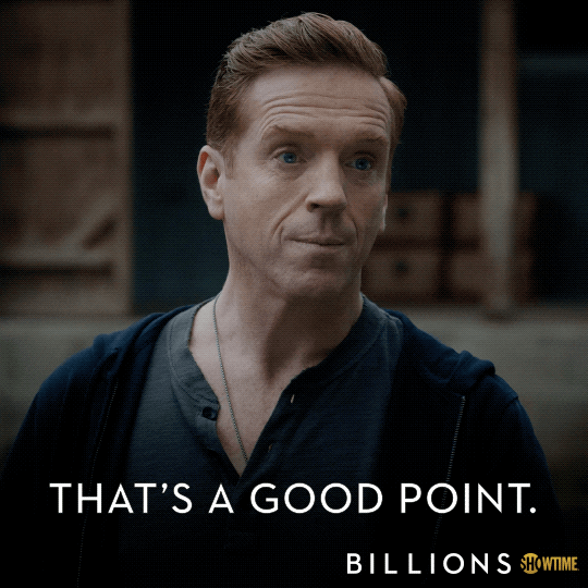 Showtime Good Point GIF by Billions - Find & Share on GIPHY
