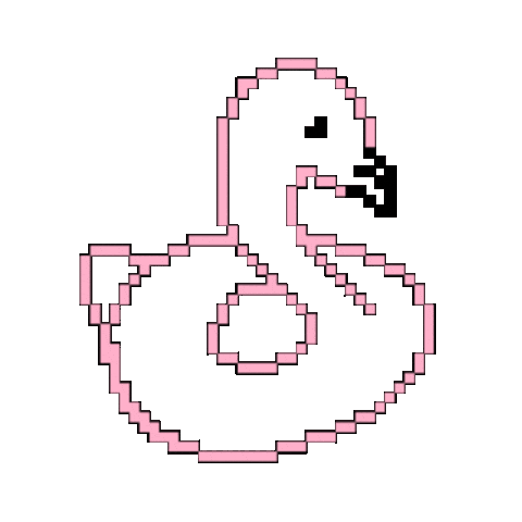 Pixel Summer Sticker