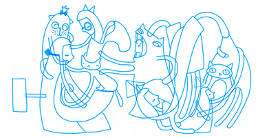 animation cat GIF by Cindy Suen