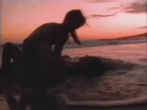 beach vhs GIF